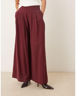 Nobody's Child Tailored Pleat Detail Wide Leg Trousers
