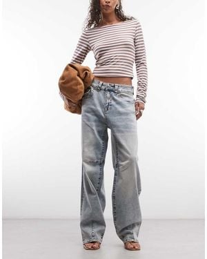 TRUE RELIGION Bailey Barrel Jeans - Grey