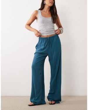 Mango Teen Embellished Trouser - Blue