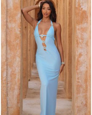 Moda Minx Sana Maxi Dress - Blue