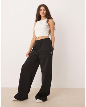 adidas Originals Essentials Wide Leg Pant Fleece - White