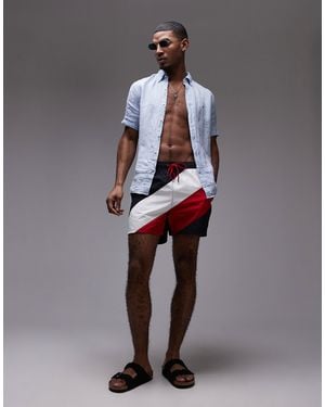 Tommy Hilfiger Drawstring Swim Shorts - Grey