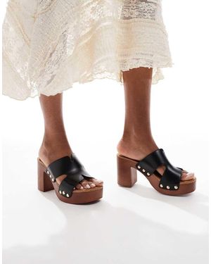 SEQWL Mule Sandals - White