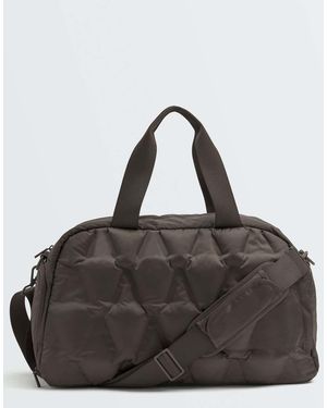 Oysho Borsa Sportiva Tecnica Imbottita Marrone Scuro - Nero