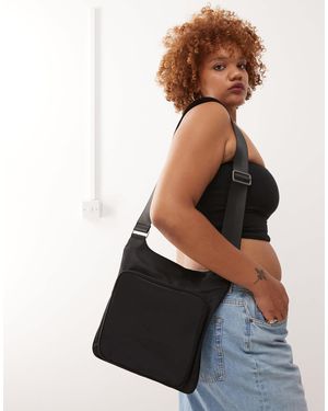 Weekday – umhängetasche aus nylon - Schwarz