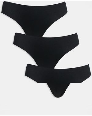 Vero Moda 3 Pack Briefs - Black