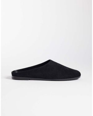 Public Desire Brielle Flat Mules - Black