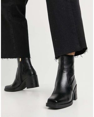 Raid Zerrin Heeled Ankle Boots - Black