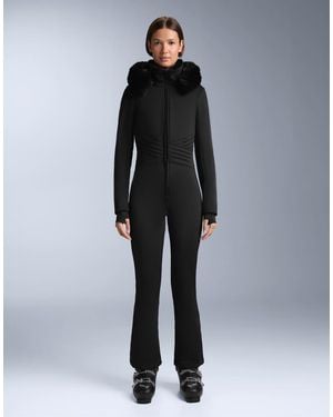Oysho Water-resistant Fitted Stretch Ski Jumpsuit - Blue