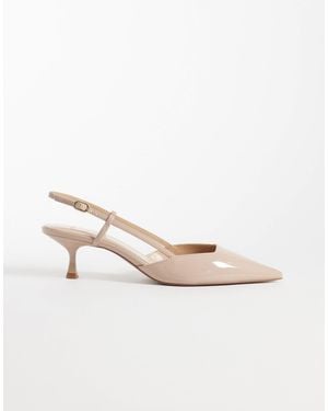 Mango Slingback-pumps mit absatz - Natur