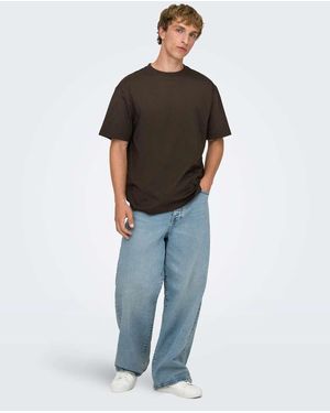 Only & Sons Wide-Fit Jeans - Blue