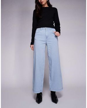 GOOD AMERICAN Jeanius Cropped Good Skate Jeans Co-ord - Purple