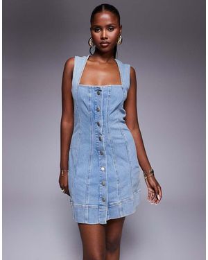 GOOD AMERICAN Power Stretch Mini Dress - Blue