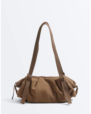 Oysho Mini Crossbody Bag - Brown