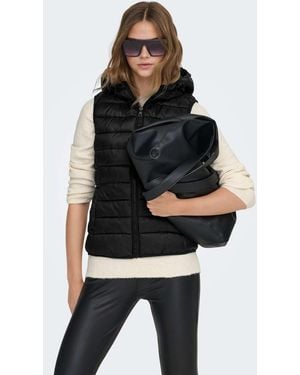 ONLY Veste sans manches matelassée - Noir
