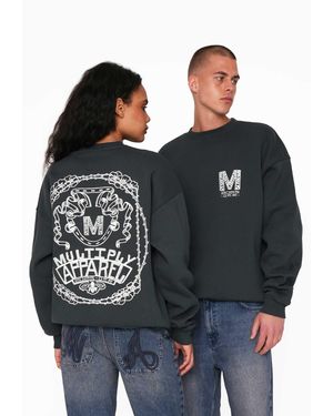 Multiply Apparel – oversize-sweatshirt - Schwarz