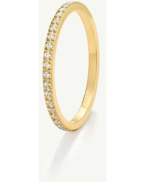 D.Louise Waterproof Bridal Fine Eternity Band Ring – Tarnish-Free - Natural