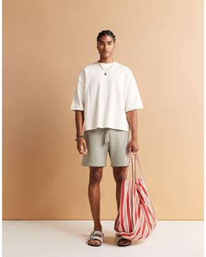 ASOS Shorter Length Short - Natural