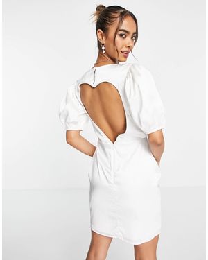 ANAYA With Love Bridal Heart Back Dress - White