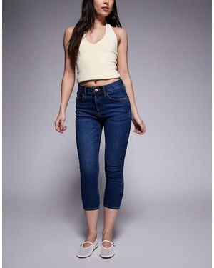 River Island Skinny Capri Jeans - Blue