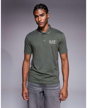 EA7 Armani Train 7 Logo Polo - Grey
