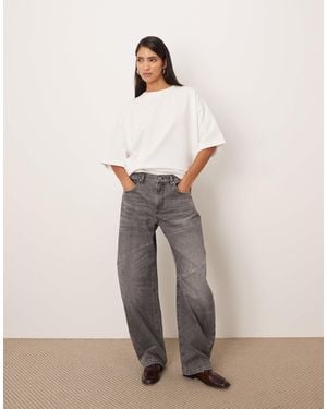 ARRANGE – tova – swirl-jeans aus denim - Natur