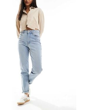New Look Merlot Mom Jeans - Blue