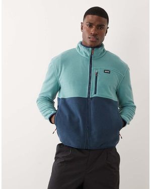 Regatta Frankie Colour Block Full Zip Fleece - Blue
