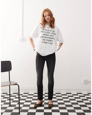 Cheap Monday – sleezie – enge superstretch-jeans - Weiß
