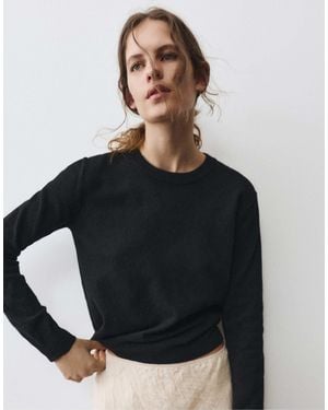 Pull&Bear Pull coupe classique - Noir