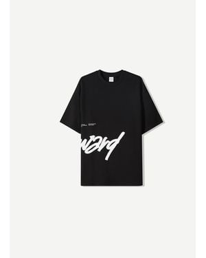 Bershka – kurzärmliges t-shirt - Schwarz