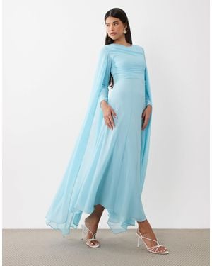 Beauut – chiffon-maxikleid - Blau