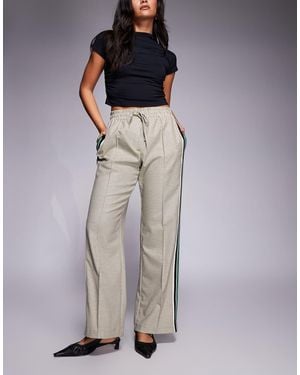 River Island Checked Tailored jogger - Natural