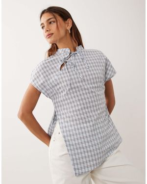 ASOS Hemd mit stehkragen - Grau
