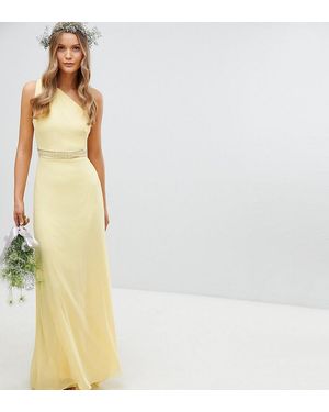 TFNC London Embellished Maxi Bridesmaid Dress - Yellow