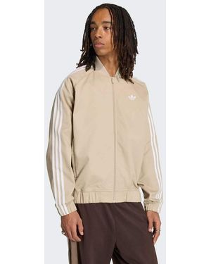adidas Originals Sst Adicolor Classics Cotton Twill Tracktop - Natural