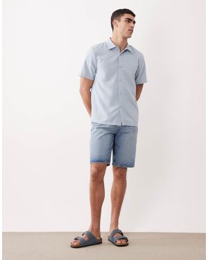 New Look – bermuda-jeansshorts - Blau