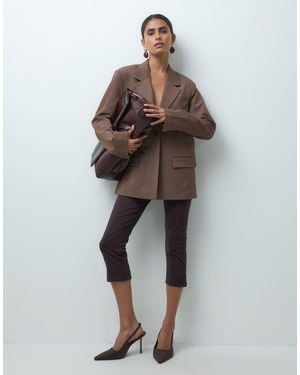 Object Loose-fit Tailored Blazer Co-ord - Brown