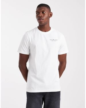 Farah Landsdown Graphic T-shirt - White