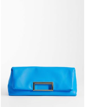 ASOS – oversize-clutch - Blau