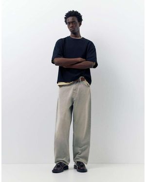 Pull&Bear Relaxed Fit baggy Jeans - Grey