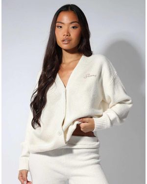 SIMMI Alma Soft Touch Oversized Cardigan - Grey