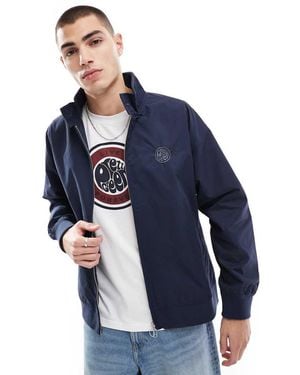 Pretty Green Chaqueta Harrington Azul Marino De