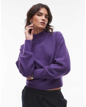 & Other Stories Maglione Con Collo Alto - Viola