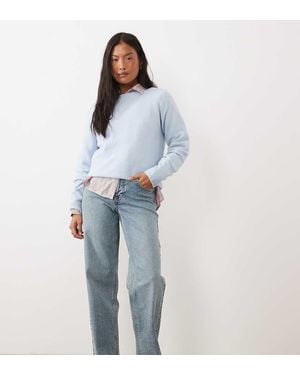 Miss Selfridge Straight Leg Jeans - Blue