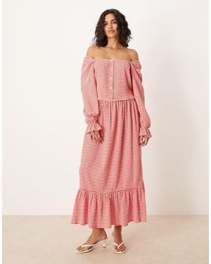 ASOS Maxi Skirt Co-Ord - Pink