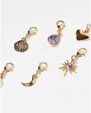 ASOS Confezione Da 6 Charms Per Scarpe Tonalità - Bianco