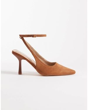 SEQWL – salado – pumps aus wildlederimitat - Weiß