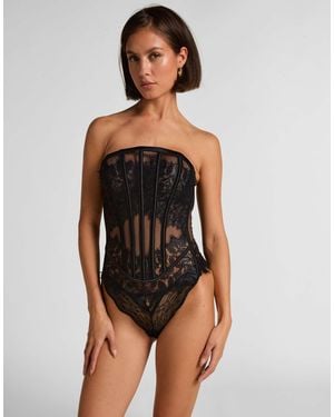Hunkemöller Hunkemöller – chalice – korsett - Schwarz