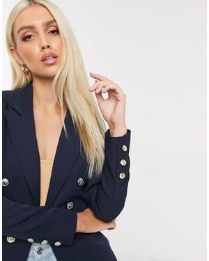 Lipsy Military Blazer - Blue